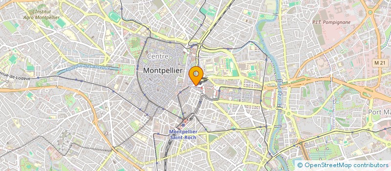 localisation de l'entreprise PAGES ET IMAGES à MONTPELLIER