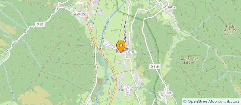 localisation de l'entreprise PAGES HELICOPTERES à BAZUS-AURE