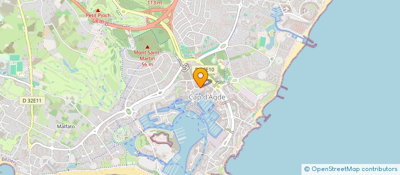 localisation de l'entreprise PAGES PASQUETTE  AGDE