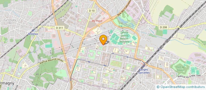 localisation de l'entreprise PAGESANTE à SARCELLES