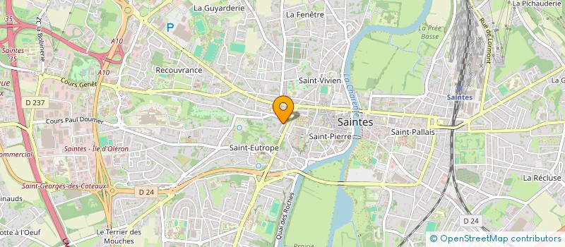 localisation de l'entreprise PAGEXAPIMA  SAINTES