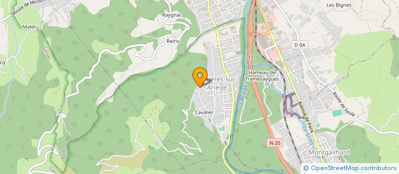 localisation de l'entreprise PAGIMABE à FERRIERES-SUR-ARIEGE