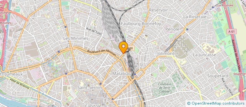 localisation de l'entreprise PAGINWEB à TOULOUSE