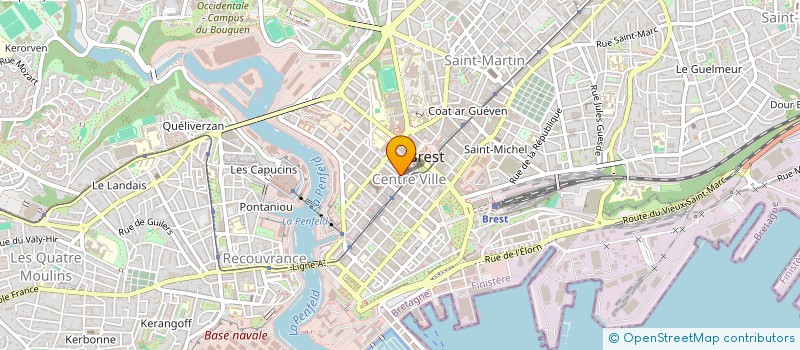 localisation de l'entreprise PAGIRO à BREST