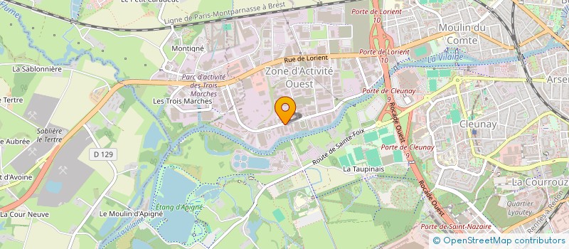localisation de l'entreprise PAGIS à RENNES