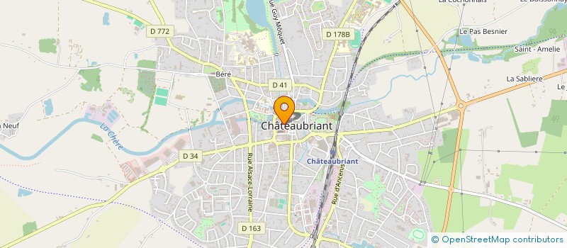 localisation de l'entreprise PAGIS IMMOBILIER  CHATEAUBRIANT