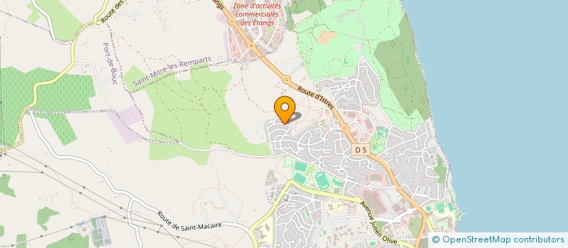 localisation de l'entreprise PAGJ PROPERTY  MARTIGUES