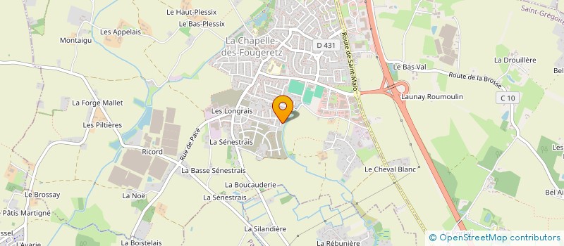localisation de l'entreprise PAGJO  LA CHAPELLE-DES-FOUGERETZ