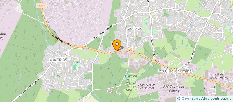 localisation de l'entreprise PAGLIS & SONS  SAINT-MEDARD-EN-JALLES