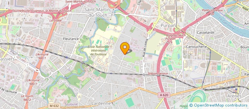 localisation de l'entreprise PAGMAN à TOULOUSE