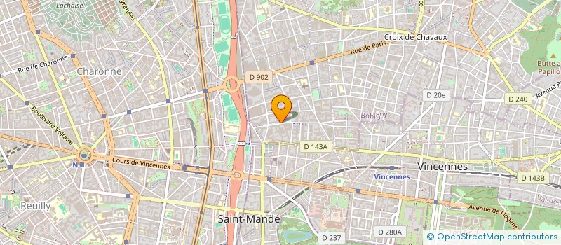 localisation de l'entreprise PAGNARD ET BONNET à MONTREUIL