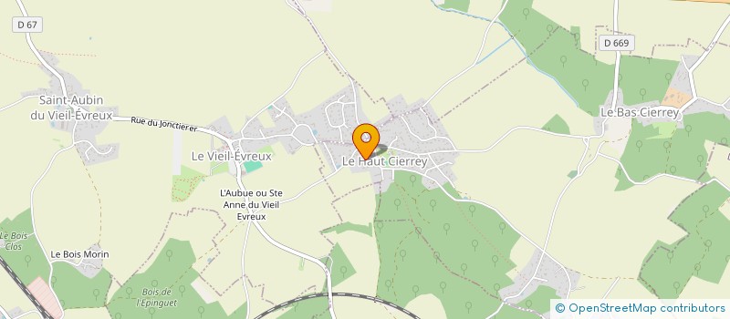 localisation de l'entreprise PAGNELY  CIERREY