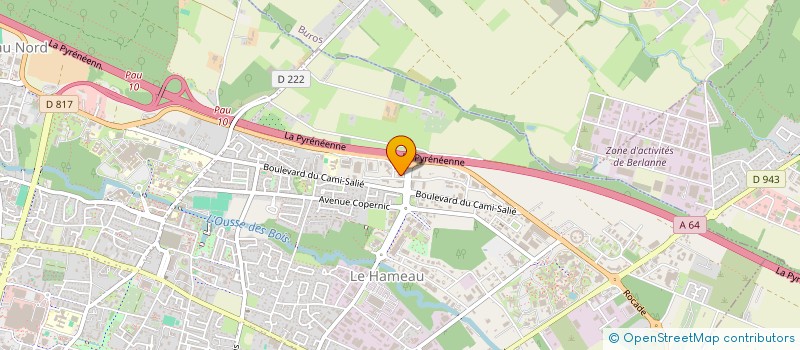 localisation de l'entreprise PAGNOL à PAU