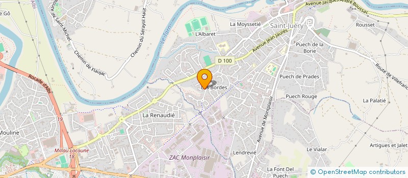 localisation de l'entreprise PAGNOL  SAINT-JUERY