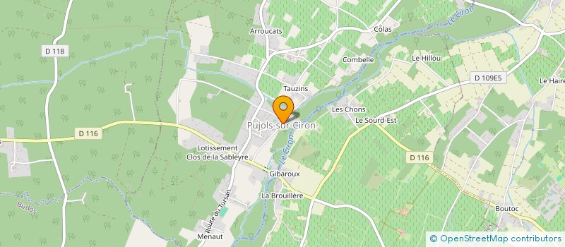 localisation de l'entreprise PAGNOL IMMO  MAZERES