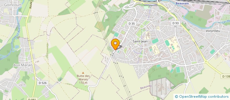 localisation de l'entreprise PAGNOL RANGERS  BEAUVAIS