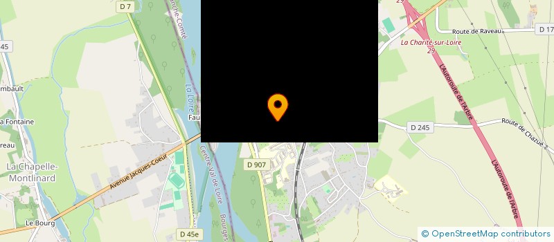 localisation de l'entreprise PAGNON DUPRE ET CIE  LA CHARITE-SUR-LOIRE