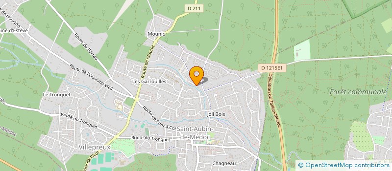 localisation de l'entreprise PAGNON SCI  SAINT-AUBIN-DE-MEDOC