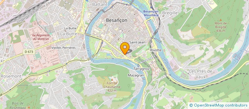 localisation de l'entreprise PAGNOT VIANDES à BESANCON