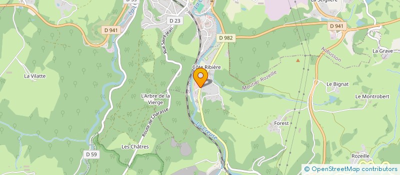 localisation de l'entreprise PAGO 1 à MOUTIER-ROZEILLE