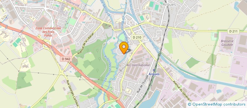 localisation de l'entreprise PAGO  ARQUES