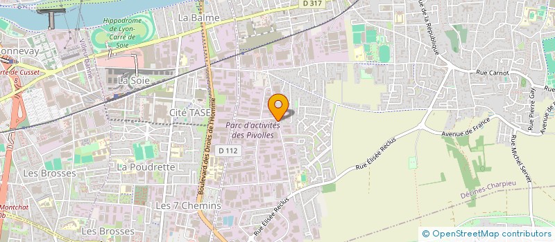 localisation de l'entreprise PAGO IMMO  DECINES-CHARPIEU