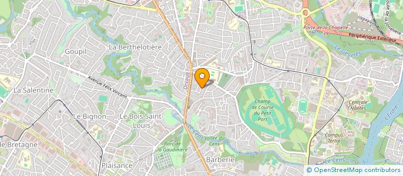 localisation de l'entreprise PAGO - PAIR-AIDANCE GRAND-OUEST à NANTES