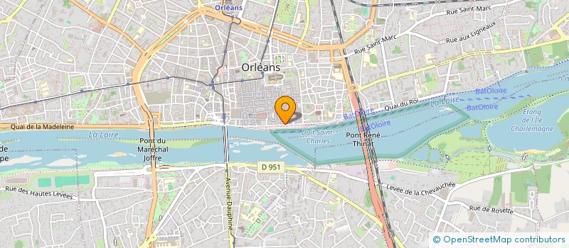 localisation de l'entreprise PAGODE à ORLEANS