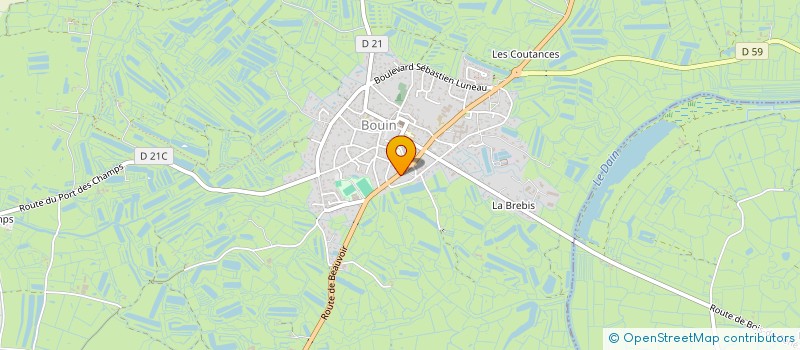 localisation de l'entreprise PAGOLICE  BOUIN