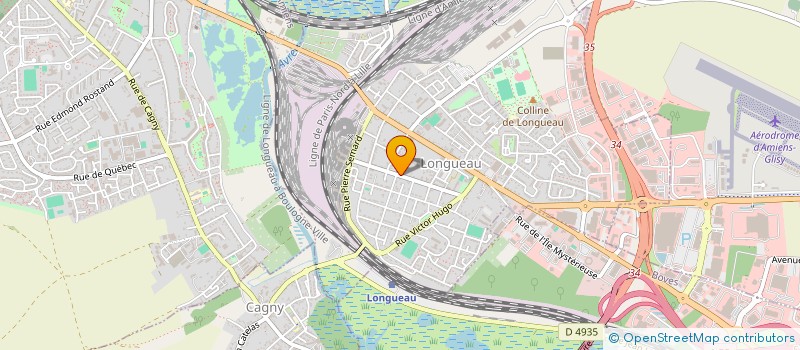 localisation de l'entreprise PAGOR  LONGUEAU