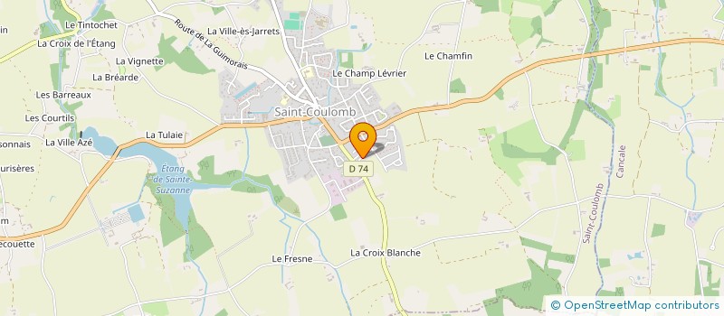localisation de l'entreprise PAGOU à SAINT-COULOMB