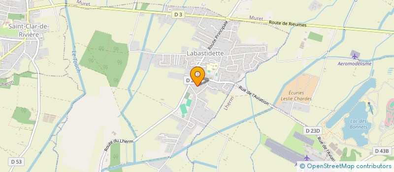 localisation de l'entreprise PAGRAH  LABASTIDETTE