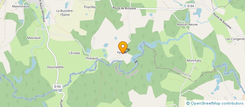 localisation de l'entreprise PAGU IMMO  DOURNAZAC