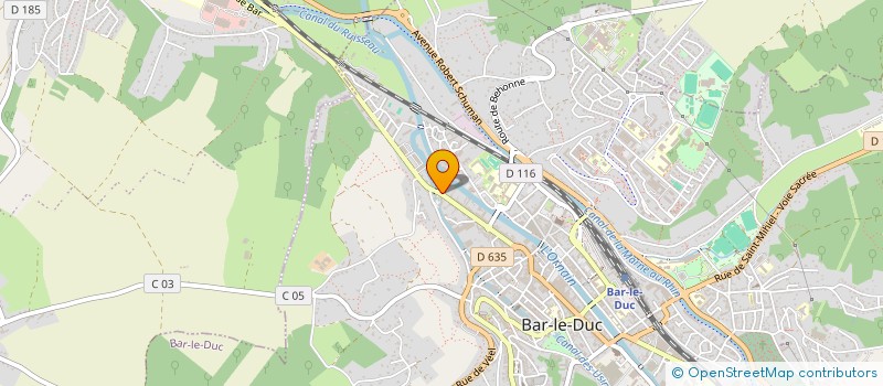 localisation de l'entreprise PAGUS ET COMPAGNIE  BAR-LE-DUC