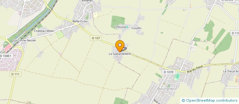 localisation de l'entreprise PAGVINS DISTRIBUTION  BOURGNEUF