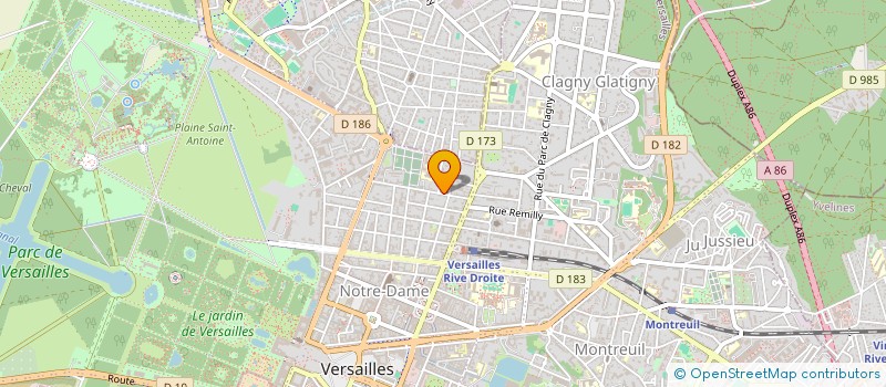 localisation de l'entreprise PAHAUT                        PIERR à VERSAILLES