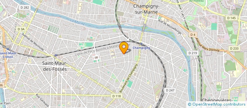 localisation de l'entreprise PAHS IMMO à SAINT-MAUR-DES-FOSSES