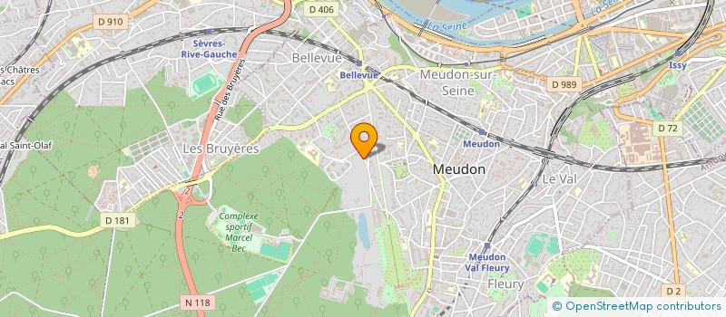 localisation de l'entreprise PAHUMA à MEUDON