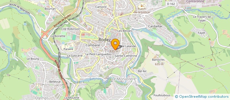 localisation de l'entreprise PAIA BOWL RODEZ  RODEZ