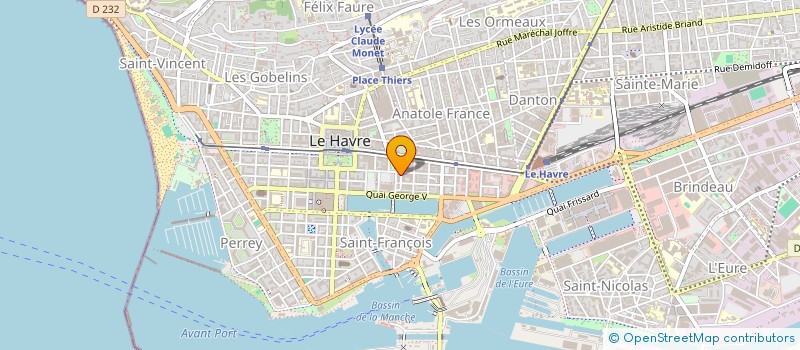 localisation de l'entreprise PAIDI INVEST  LE HAVRE