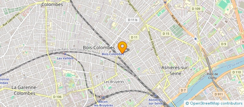 localisation de l'entreprise PAIDOU à ASNIERES-SUR-SEINE