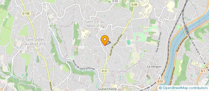 localisation de l'entreprise PAIE PLENITUDE  SAINT-CYR-AU-MONT-D'OR