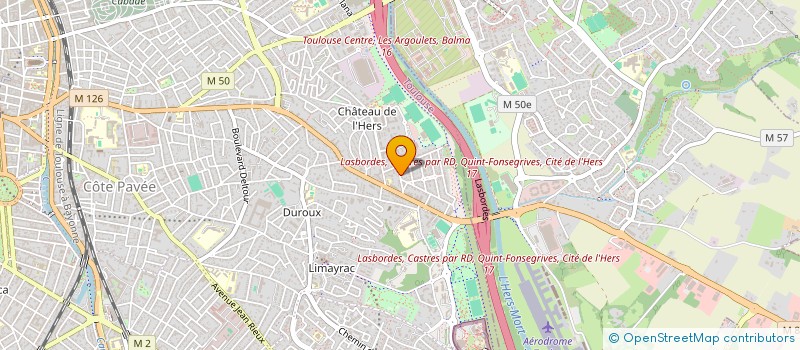 localisation de l'entreprise PAIEDAGOGIE à TOULOUSE