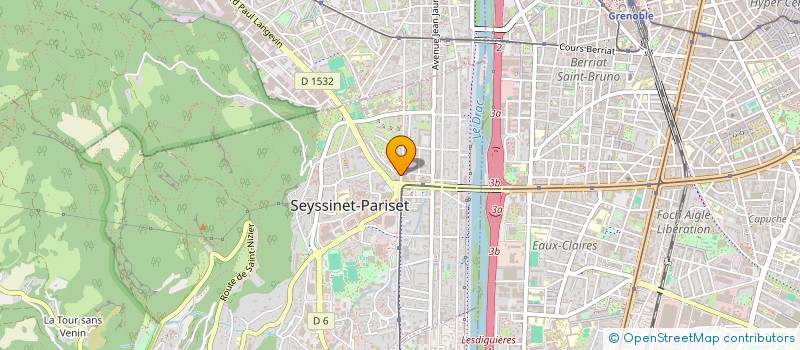 localisation de l'entreprise PAIES & RH CONCEPT  SEYSSINET-PARISET