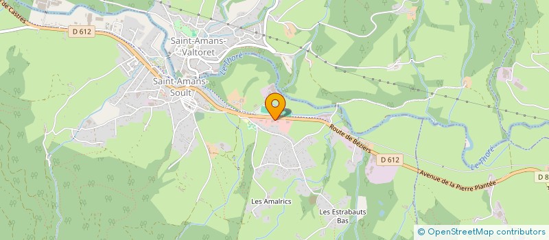 localisation de l'entreprise PAILHE AUTOMOBILES  SAINT-AMANS-SOULT