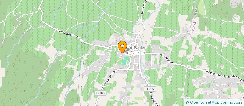 localisation de l'entreprise PAILHES  SAINT-PAULET-DE-CAISSON