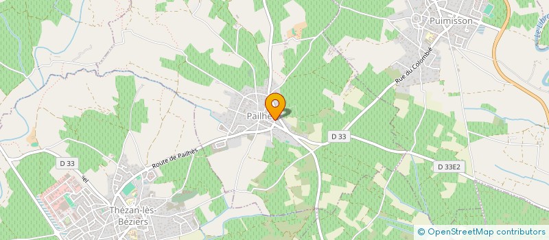 localisation de l'entreprise PAILHES PIECES AUTO  PAILHES