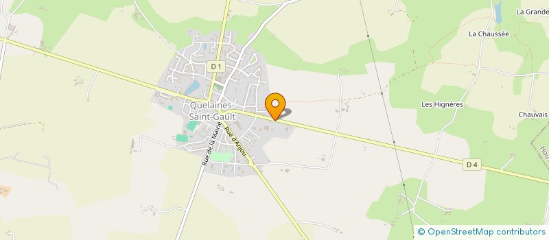 localisation de l'entreprise PAILLARD CHRISTOPHER SERVICES  QUELAINES-SAINT-GAULT