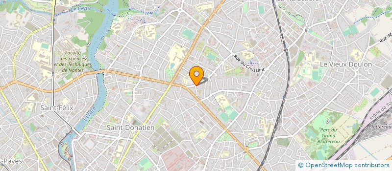 localisation de l'entreprise PAILLAS à NANTES