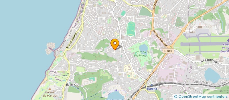 localisation de l'entreprise PAILLASSAR à BIARRITZ